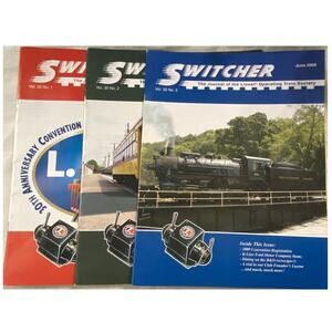 Lot 3 Switcher February April June 2009 Magazine Collect Model Train Railroad